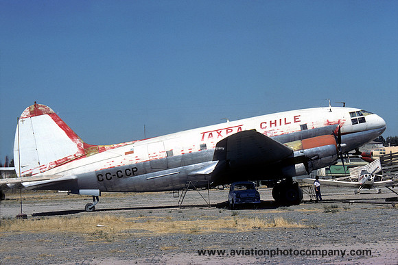Taxpa Chile Curtiss C-46 CC-CCP (1977)