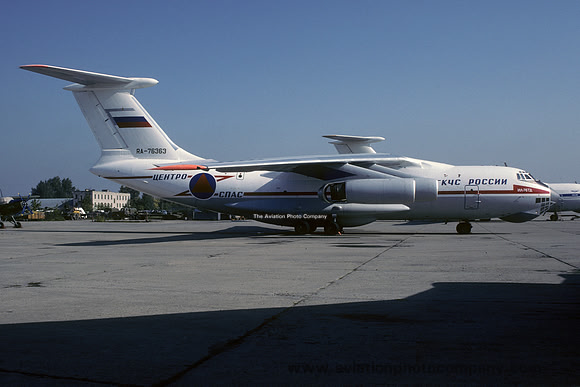 MTS Russia Tsentro Ilyushin Il-76TA RA-76363 (1993)