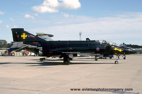 RAF 111 Squadron McDonnell F-4K Phantom FG.1 XV582/M (1993)
