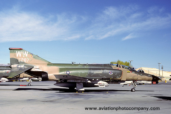 USAF 35 TFW 563 TFS McDonnell F-4G Phantom 69-7287/WW at Nellis AFB (1979)