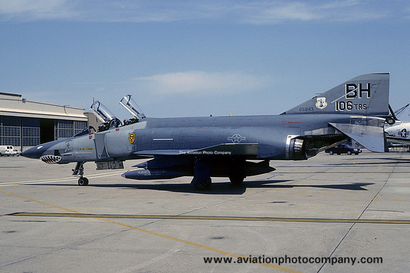 USAF Alabama ANG 106 TRS McDonnell RF-4C Phantom 65-0843/BH (1992)