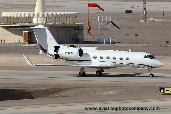 Gulfstream IV N4818C at Las Vegas IAP (2014)
