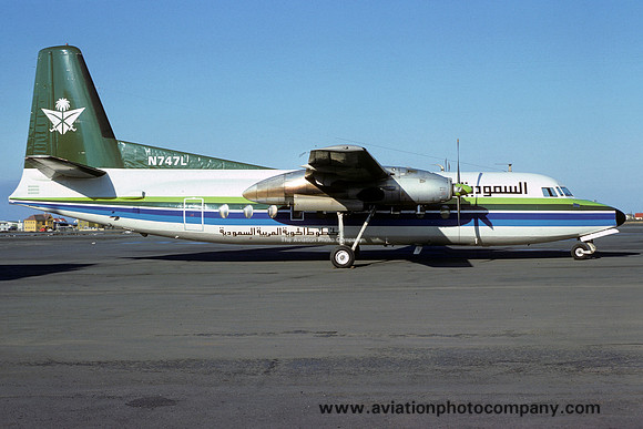 Saudia Fairchild F-27F N747L in Iceland