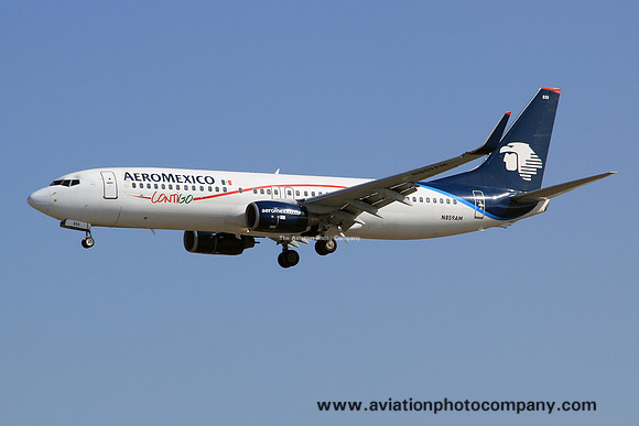 Aeromexico Boeing 737-800 N859AM at Los Angeles IAP (2014)