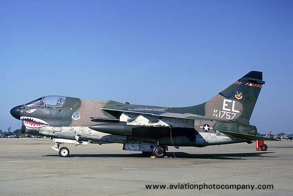 USAF 23 TFW 76 TFS LTV A-7D Corsair 74-1757/EL (1979)