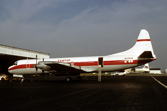 Zantop Lockheed Electra N345HA (1980)