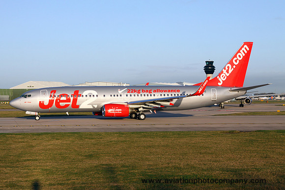 Jet2 Boeing 737-800 G-JZHC at Manchester (2015)