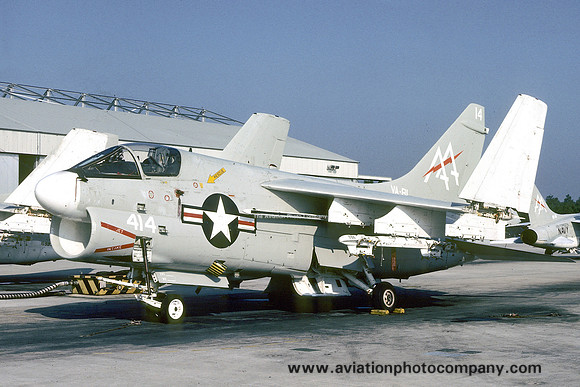 US Navy VA-81 LTV A-7E Corsair 157541/AA-414 (1977)