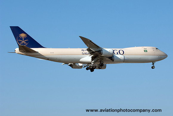 Saudia Cargo Boeing 747-8F HZ-A13 at Frankfurt (2016)