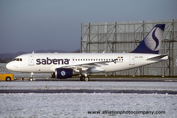 Sabena Airbus A319-100 OO-SSF (2000)
