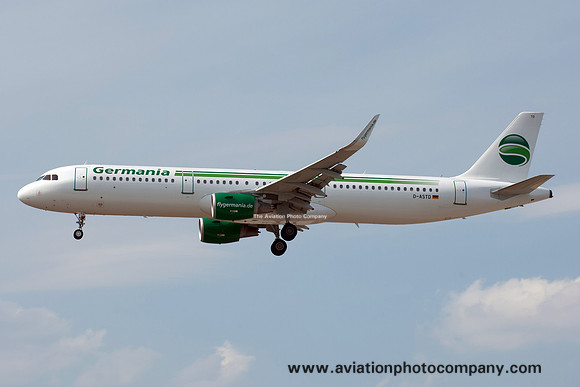 Germania Airbus A321-200 D-ASTD at Frankfurt (2015)
