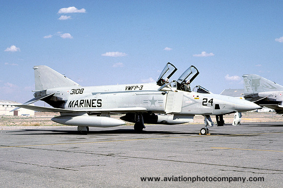 US Marines VMFP-3 McDonnell RF-4B Phantom 153108/24 (1980)