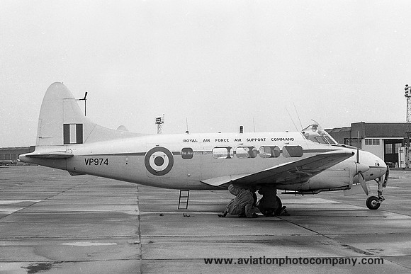 RAF Air Support Command De Havilland Devon C.1 VP974
