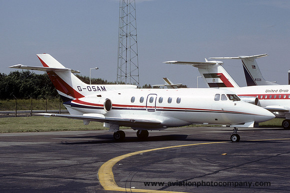 Hawker Siddeley HS125-700 G-OSAM (1984)
