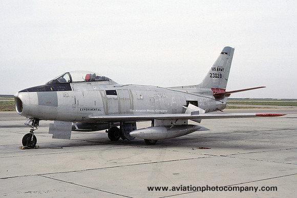 US Army North American F-86E Sabre 23028 (1978)