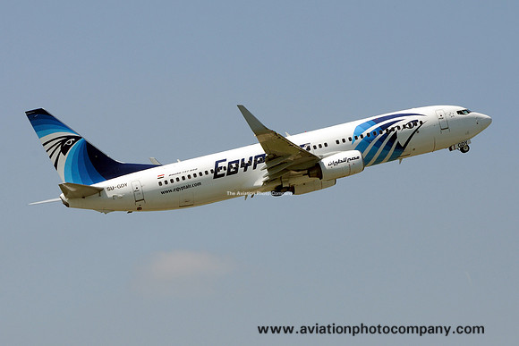 Egyptair Boeing 737-800 SU-GDY at Manchester (2013)