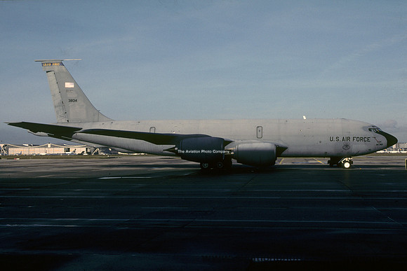 USAF 319 ARW 905 ARS Boeing KC-135R Stratotanker 63-8014 at Rhein Main (2001)