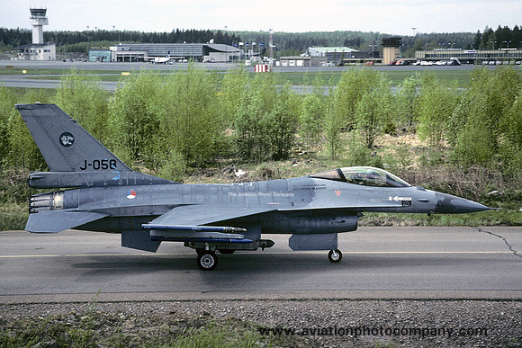 Dutch Air Force 313 Squadron GD F-16AM Fighting Falcon J-058 (2005)