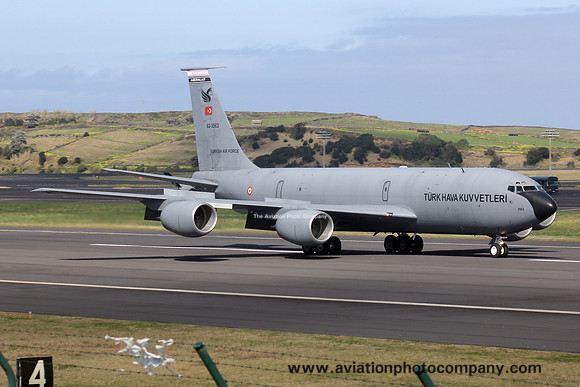 Turkish Air Force 101 Filo Boeing KC-135R 62-3563 at Lajes (2016)