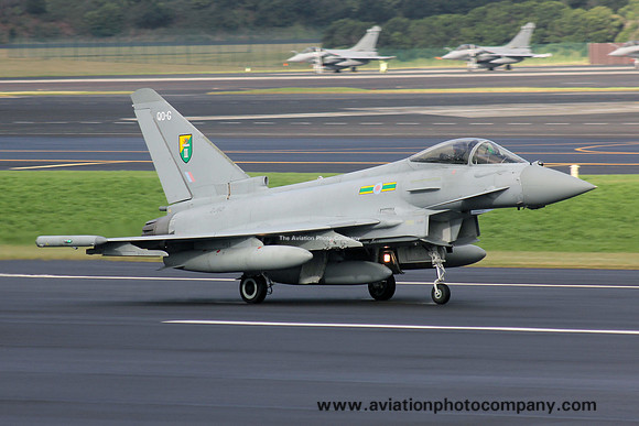 RAF 3 Squadron BAE Typhoon FGR.4 ZJ921/QO-G at Lajes (2015)