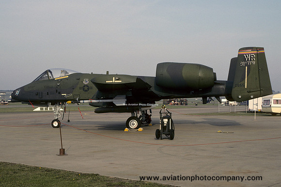 USAF 81 TFW Fairchild A-10A Thunderbolt 82-0655/WR (1992)