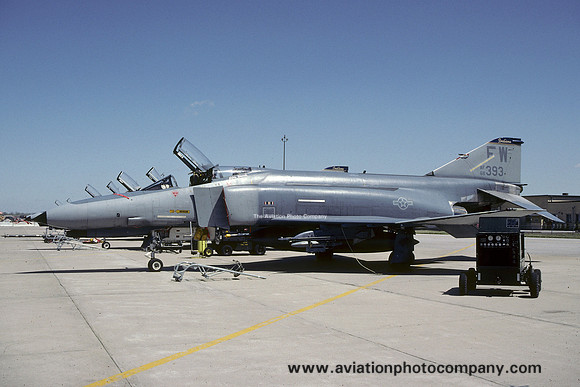 USAF Indiana ANG 163 TFS McDonnell F-4E Phantom 68-0393/FW (1991)