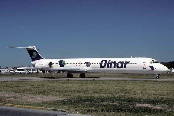 Dinar McDonnell Douglas MD-82 LV-ZSU (2000)