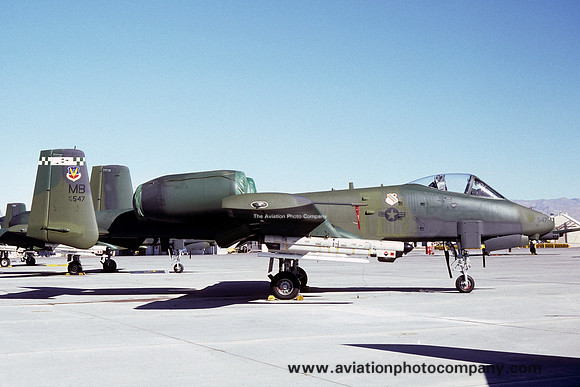 USAF 354 TFW 356 TFS Fairchild A-10A Thunderbolt 76-0547/MB (1981)