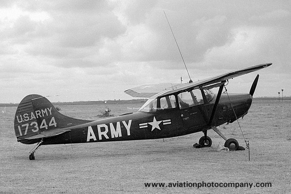 US Army USAREUR Cessna O-1A Bird Dog 51-7344