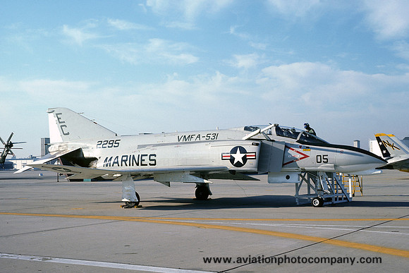 USMC VMFA-531 McDonnell F-4N Phantom 152295/EC-05 (1975)