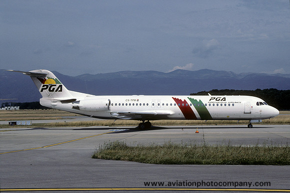 PGA Portugalia Airlines Fokker F-100 CS-TPB (2000)