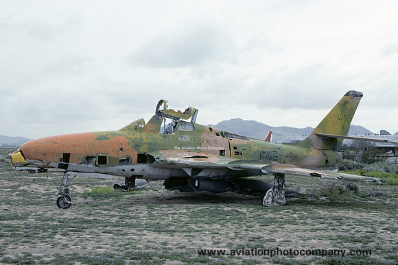 USAF Republic RF-84F Thunderstreak dumped at China Lake (1992)