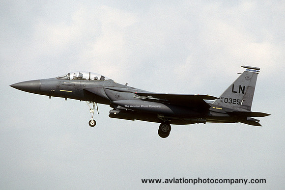 USAF 48 FW 492 FS McDonnell Douglas F-15E Strike Eagle 91-0325/LN (1999)