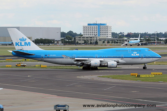 KLM Boeing 747-400 PH-BFI at Amsterdam Schipol (2015)