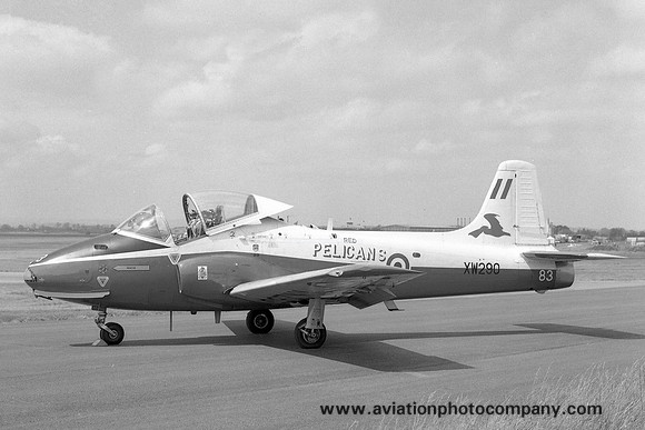 RAF CFS Red Pelicans Hunting Jet Provost T.5 XW290
