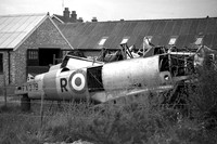 RAF North American Harvard T.2B FX379 at Camberley (1956)