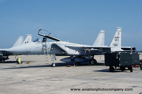 USAF 4485 TS McDonnell Douglas F-15A Eagle 77-0064/OT (1986)