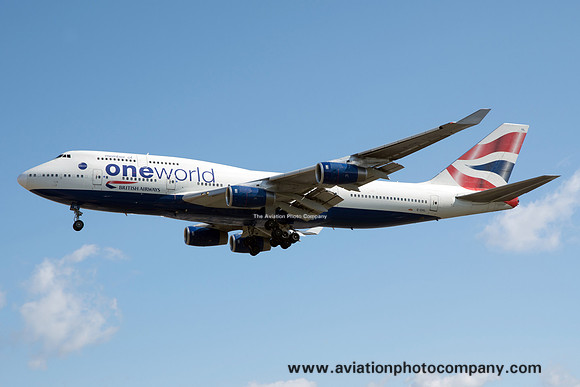 British Airways Boeing 747-400 G-CIVL at London Heathrow (2015)