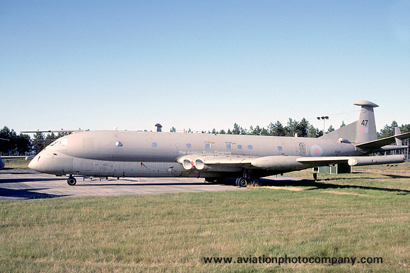 RAF Hawker Siddeley Nimord MR.2P XV247 stored at RAF Kinloss (1993)