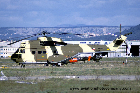 Kuwaiti Air Force Aerospatiale SA.330F Puma KAF561 (1987)
