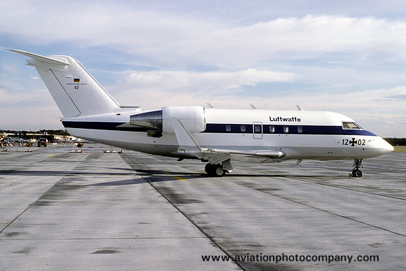 West German Air Force FBSS CL-601 Challenger 12+02 (1987)