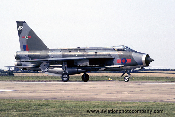 RAF 5 Squadron English Electric Lightning F.3 XR713/AR (1982)