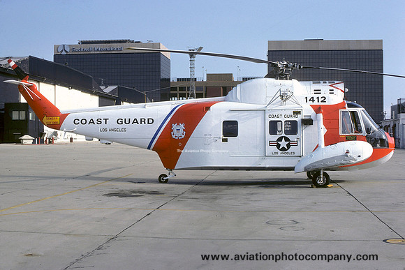 US Coast Guard Los Angeles Sikorsky HH-52A CG1412 (1975)