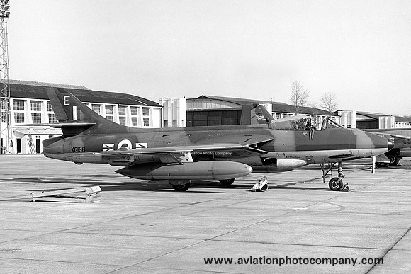 RAF 229 OCU 79 Squadron Hawker Hunter FGA.9 XG156 at RAF Leuchars (1969)