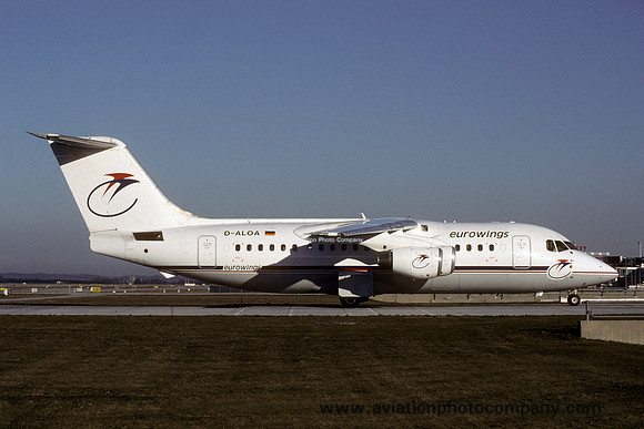Eurowings BAe 146-200 D-ALOA at Munich (2000)