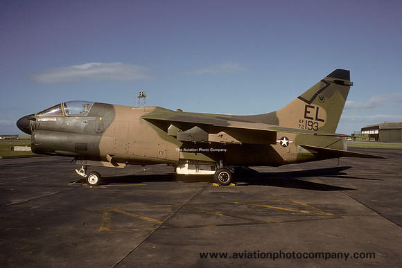 USAF 23 TFW LTV A-7D Corsair 72-0193/EL (1977)
