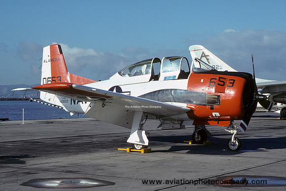 US Navy Alameda North American T-28C Trojan 140653 (1975)