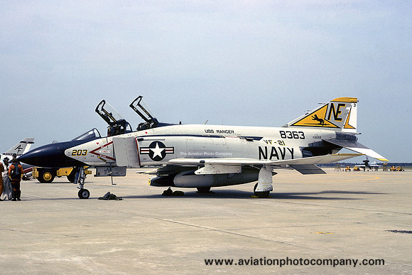 US Navy VF-21 McDonnell F-4J Phantom 158363/NE-203 (1977)