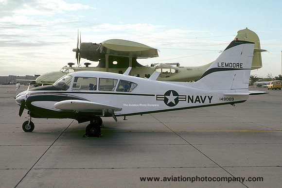 US Navy Lemoore Piper U-11A Aztec 149069 (1975)