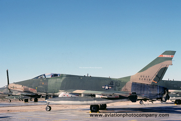 USAF Texas ANG North American F-100D Super Sabre 55-2818 at MASDC Davis Monthan (1979)